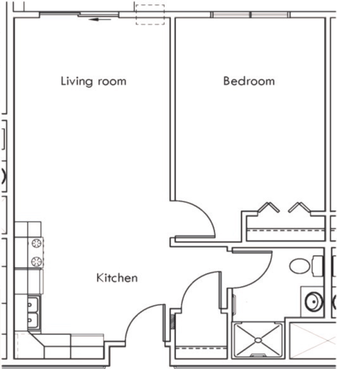 Assisted Living Floorplan - Birch