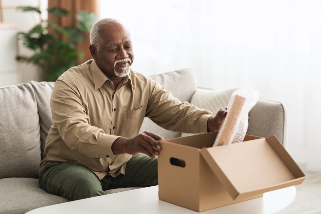 downsizing for a move to assisted living