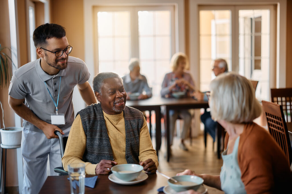 Assisted Living Residents at Meal Time